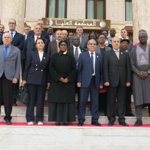 زيارة السيدة إيماني داود عبود رئيسة المحكمة الإفريقية لحقوق الإنسان والشعوب