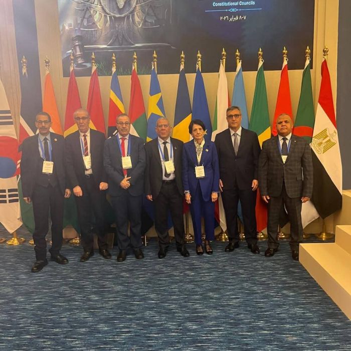 الرئيس الأول للمحكمة العليـا يشارك في اجتماع القاهرة التاسع رفيع المستوى لرؤساء المحاكم الدستورية والمحاكم العليـا والمجالس الدستورية الإفريقية في الفترة مابين 6 و 9 فيفري 2026 بمصر