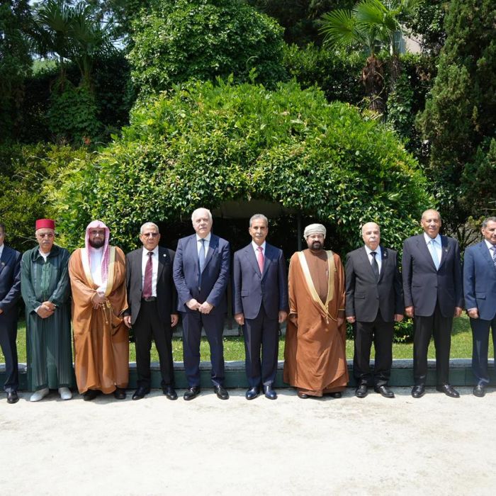 مشاركة السيد الرئيس الأول للمحكمة العليــا في فعاليات الجلسة الحوارية لرؤساء المحاكم العليــا للدول العربية في مدينة ميلان الإيطالية